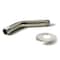 Thrifco Plumbing Showerhead and Shower Arm Flange and Assembly, 6-in, Brushed Ni 4402295 - alternate 1